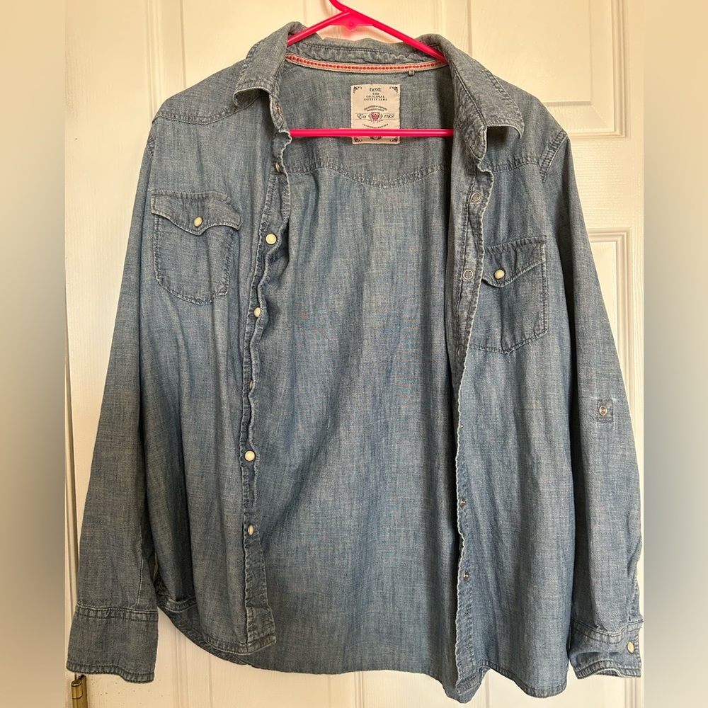 Denim blouse